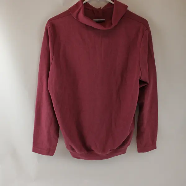 Blair Pink Long-Sleeved Cropped Polo Shirt Women's Large
