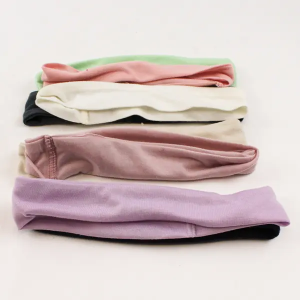 Lot of 8 Women's Headbands Assorted Solid Colors