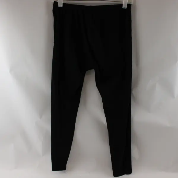 Style & Co Black Lace Detail Leggings Women's Medium