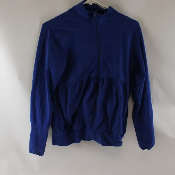 Lucy Royal Blue Activewear Zip-Up Jacket Women's Small
