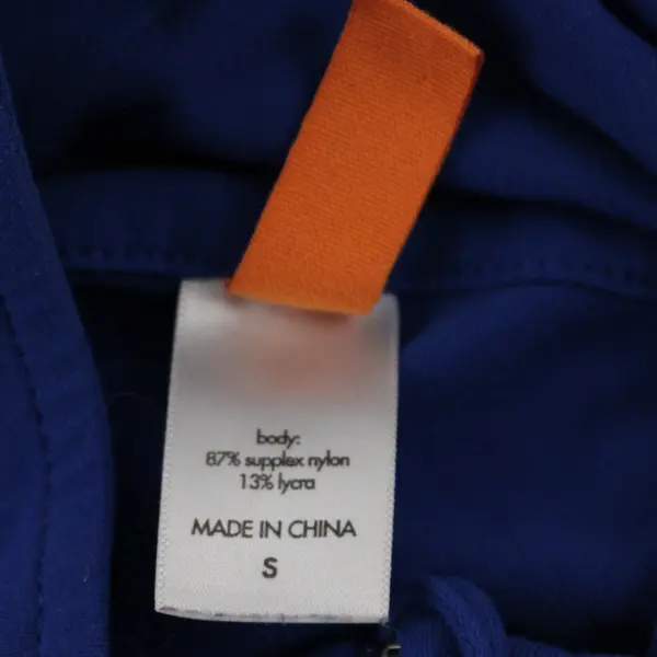 Lucy Royal Blue Activewear Zip-Up Jacket Women's Small