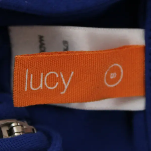 Lucy Royal Blue Activewear Zip-Up Jacket Women's Small