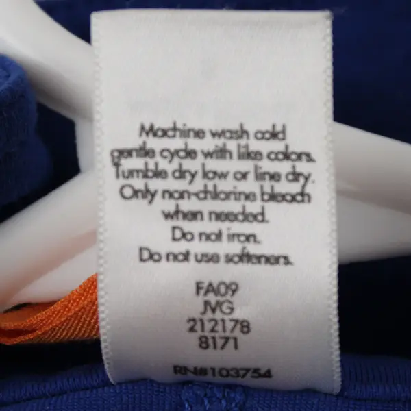 Lucy Royal Blue Activewear Zip-Up Jacket Women's Small