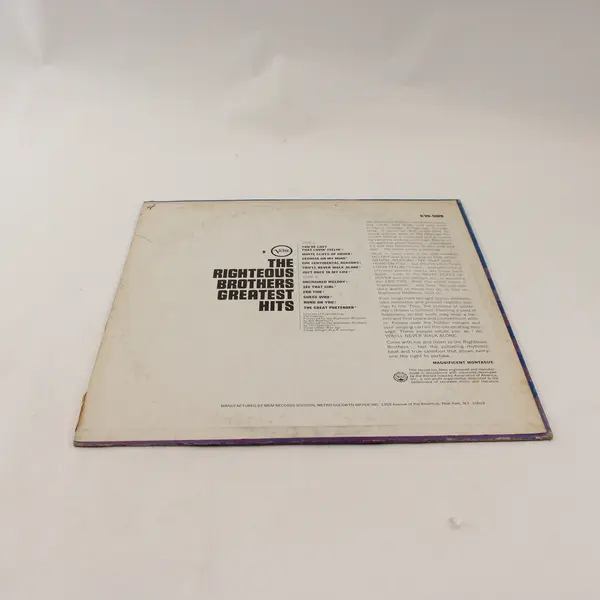 Righteous Brothers The Greatest Hits  12"Vinyl  Record