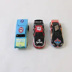 Lot of 3 Diecast Racing Cars Sprint 45 Amoco 93 Wheaties 43