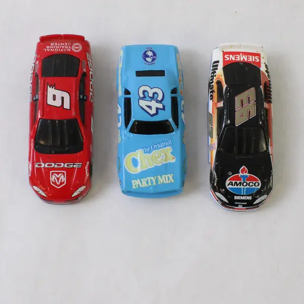 Lot of 3 Toy Racing Cars Chex 43 Amoco 93 Dodge 9  3in