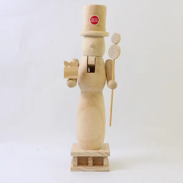 Christmas Nutcracker Soldier DIY Ready to Paint 14in Tall New