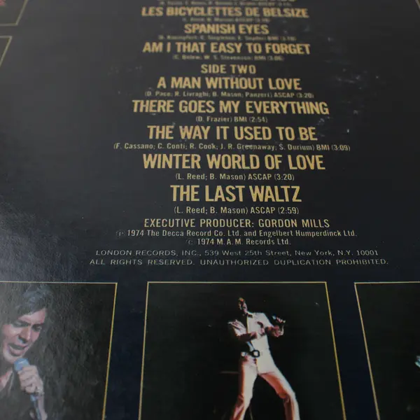 Engelbert Humperdinck - His Greatest Hits  12" Vinyl Record