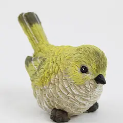Unbranded Cute Yellow/White Resin Bird Figurine Home Decor China Made 3" Tall
