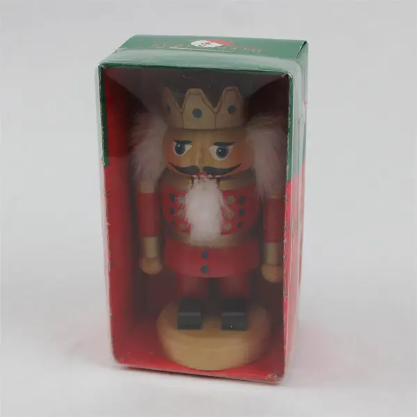 Kurt Adler Wood Nutcracker 5.5in Tall Holiday Collectible