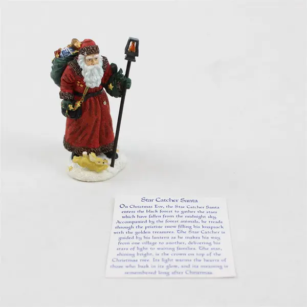 Pipka's Miniature Collection 13764 Star Catcher Santa Figurine New