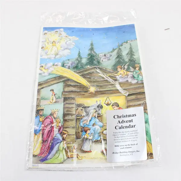 Lot of 4 Christmas Decorations Advent Calendar Basket Tree 2 Flora-Lites