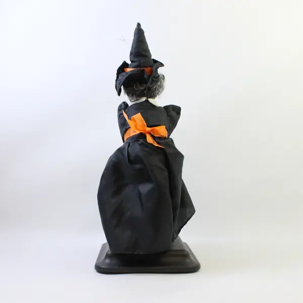 Battery Operated Talking Witch Stirring Cauldron 15" Tested Works