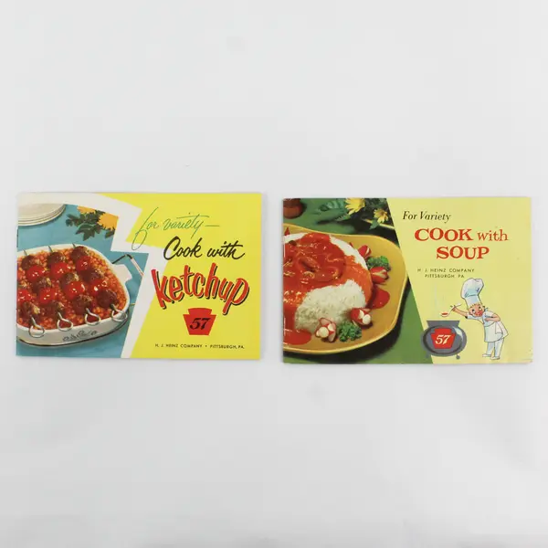 Vintage Lot of 2 1977 Heinz 57 4x6 Booklets From The For Variety Series Good