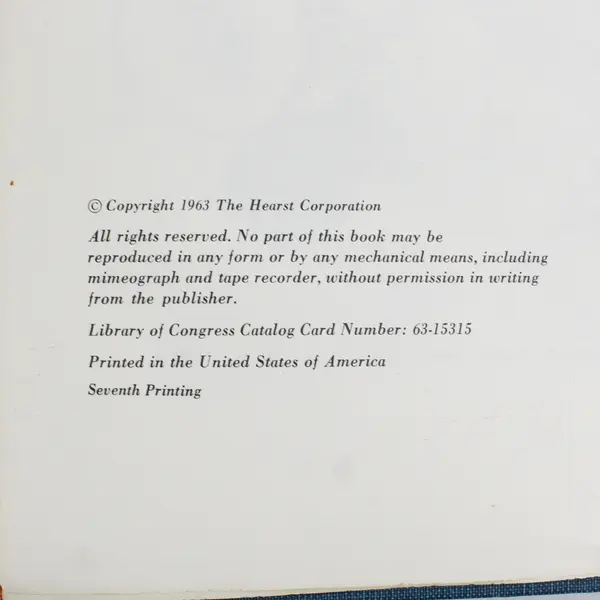 Vintage The Good Housekeeping Cookbook 1963 Hardcover
