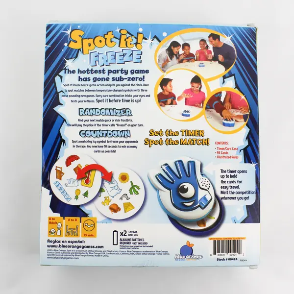 Spot it! Freeze Beat The Clock Family Game  2014 #00242, Complete