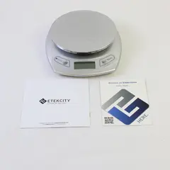 Etekcity Measure Up Silver Digital Kitchen Scale - New