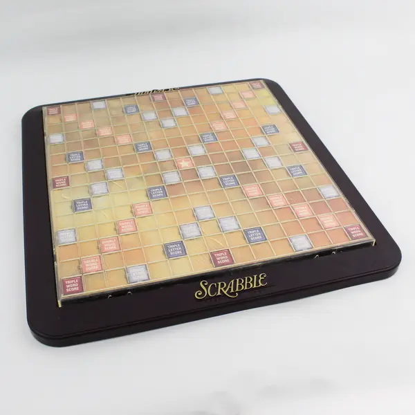 Vintage 1999 Scrabble Deluxe Edition Rotating Turntable Board BOARD ONLY