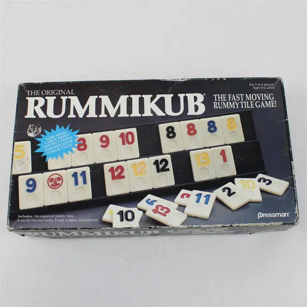 Vintage 1990 Rummikub Game by Pressman - Complete Set
