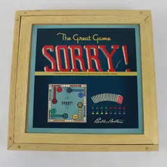 Sorry Nostalgia Game Series Parker Brothers 2002 Wooden Box - FLAWED BOARD