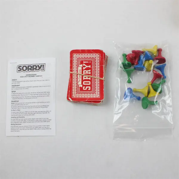 Sorry Nostalgia Game Series Parker Brothers 2002 Wooden Box - FLAWED BOARD
