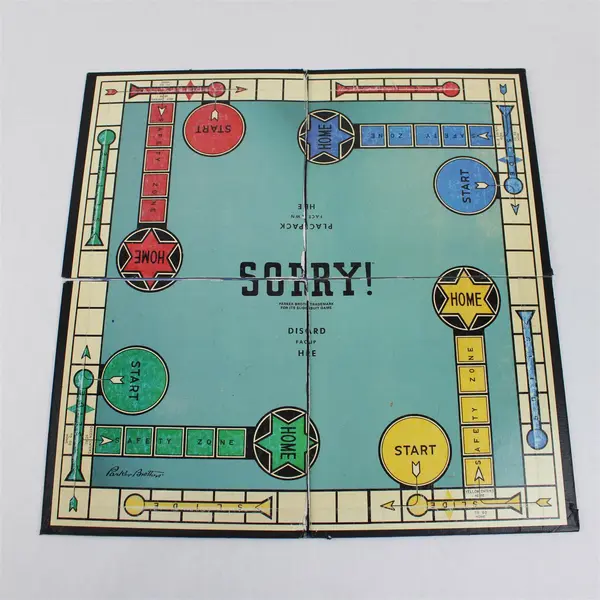 Sorry Nostalgia Game Series Parker Brothers 2002 Wooden Box - FLAWED BOARD