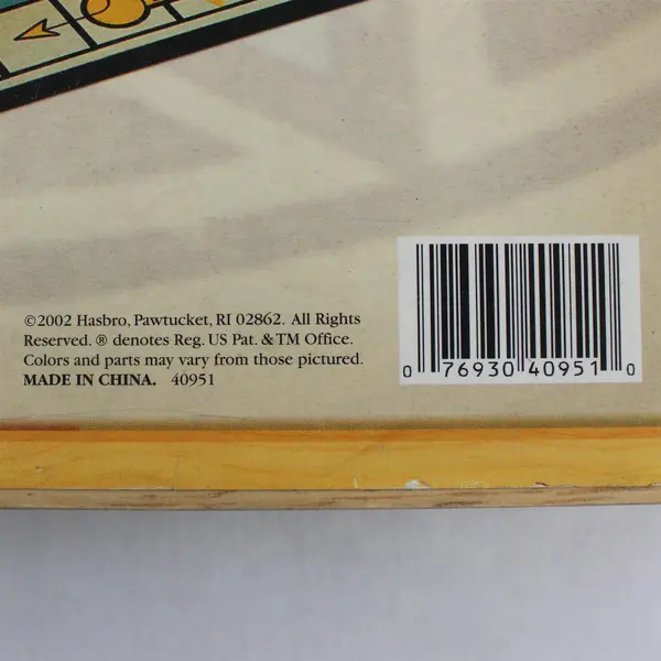 Sorry Nostalgia Game Series Parker Brothers 2002 Wooden Box - FLAWED BOARD