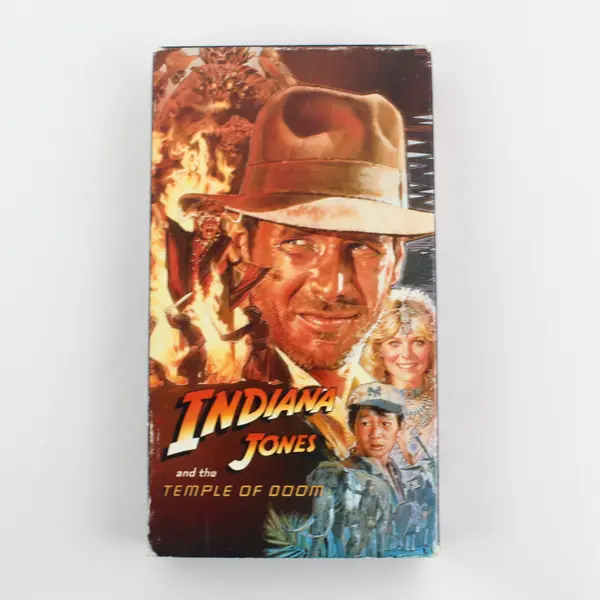 Indiana Jones and the Temple of Doom VHS Tape 1984, #1643 