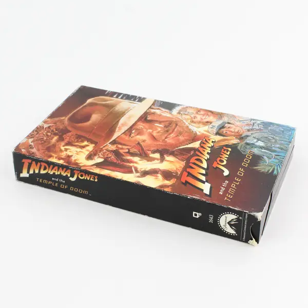 Indiana Jones and the Temple of Doom VHS Tape 1984, #1643 
