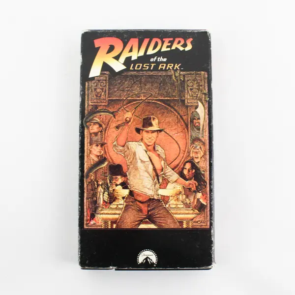 Vintage Raiders of the Lost Ark VHS Tape, 1981 #1376