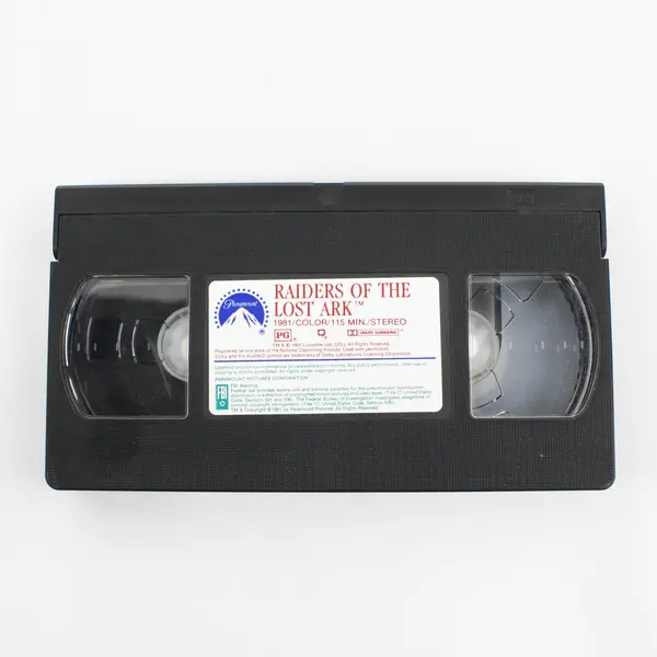 Vintage Raiders of the Lost Ark VHS Tape, 1981 #1376