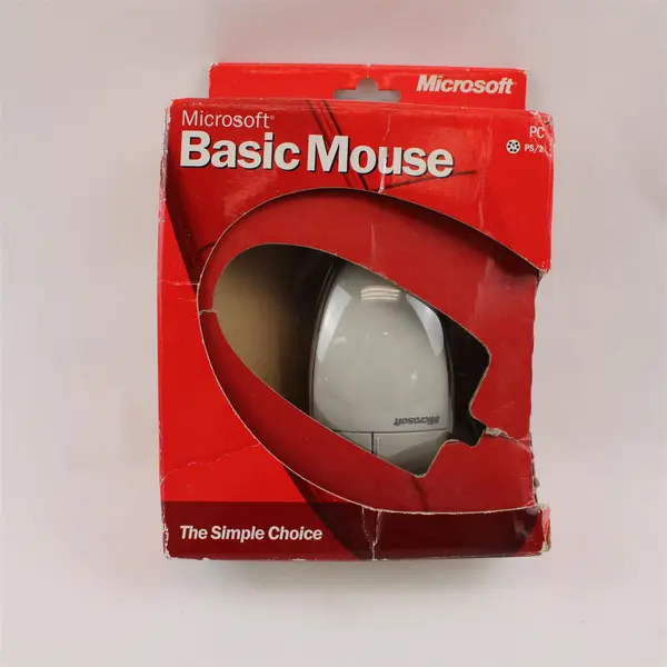Microsoft Basic PS/2 Wired Mouse Ambidextrous Scroll Wheel - Open Box