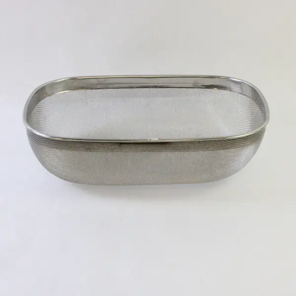 Stainless Steel Rectangular Strainer Colander Basket 12.5in