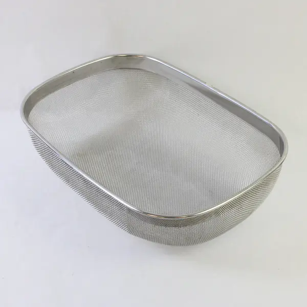 Stainless Steel Rectangular Strainer Colander Basket 12.5in