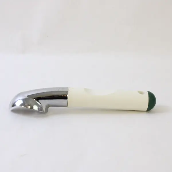 Vintage Tupperware White/Green Handle Ice Cream Scoop Heavy Duty 9" Long