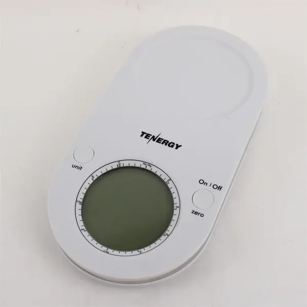 Tenergy Digital Kitchen Scale 58009 White Slim Tested Works