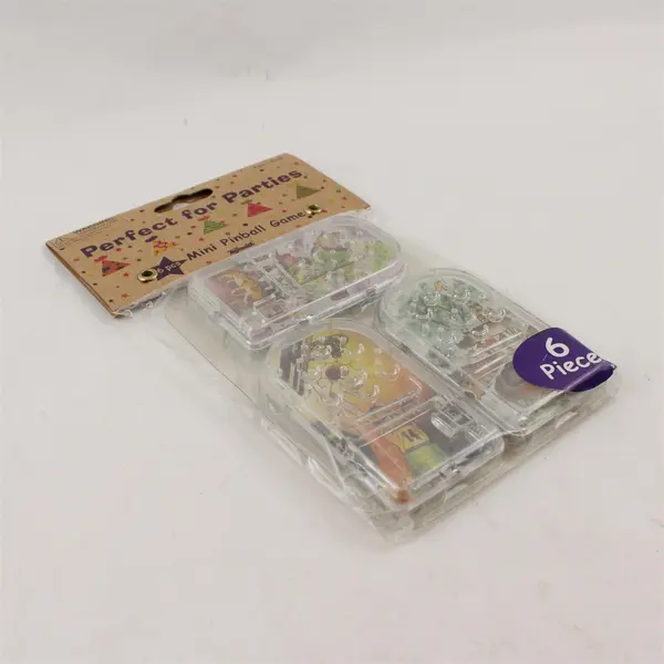 Toysmiths 6pk Mini Handheld Pinball Games Party Favors Bag Fillers