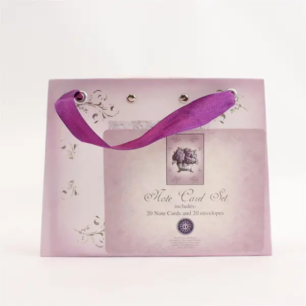 Lot of 15 Kate McRostie Note Cards & Envelopes Purple Hydrangea New