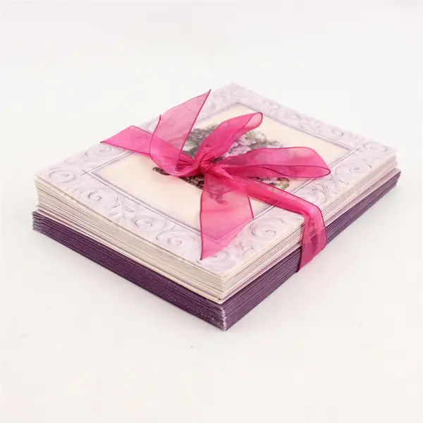 Lot of 15 Kate McRostie Note Cards & Envelopes Purple Hydrangea New