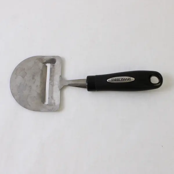 Farberware Stainless Steel Cheese Slicer With Plastic Black Handle 8.75" Long