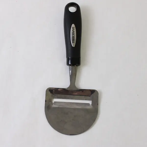 Farberware Stainless Steel Cheese Slicer With Plastic Black Handle 8.75" Long