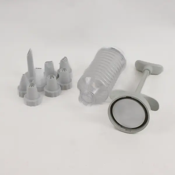 Giftco Inc 7115 9pc White Plastic Food Decorating Set - New Open Box