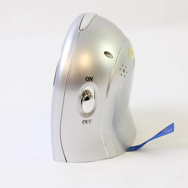 Heavy Duty Silver Alarm Clock Glow-in-the-Dark Numbers Loud Analog