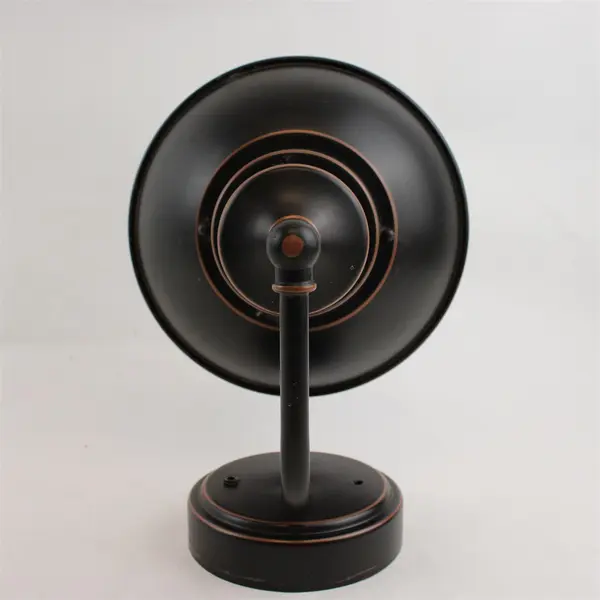 Dark Brown Metal Porch Light Outdoor Wall Sconce Used Untested