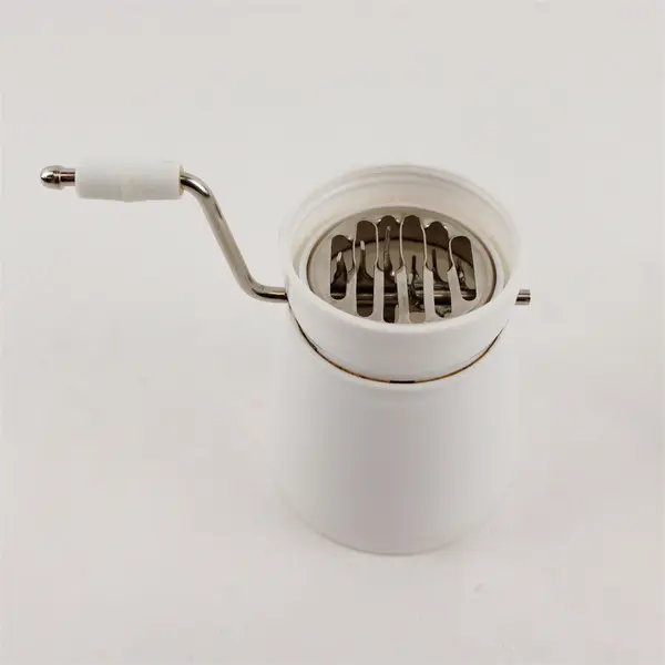 Vintage Federal Houseware Glass Nut Chopper Grinder w/ Lid USA