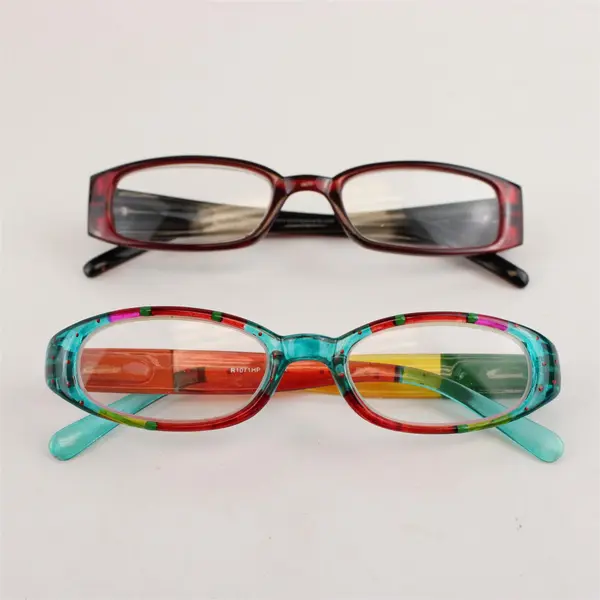 Lot of 2 Pairs Reading Glasses 2.00 Multicolor & Dark Red