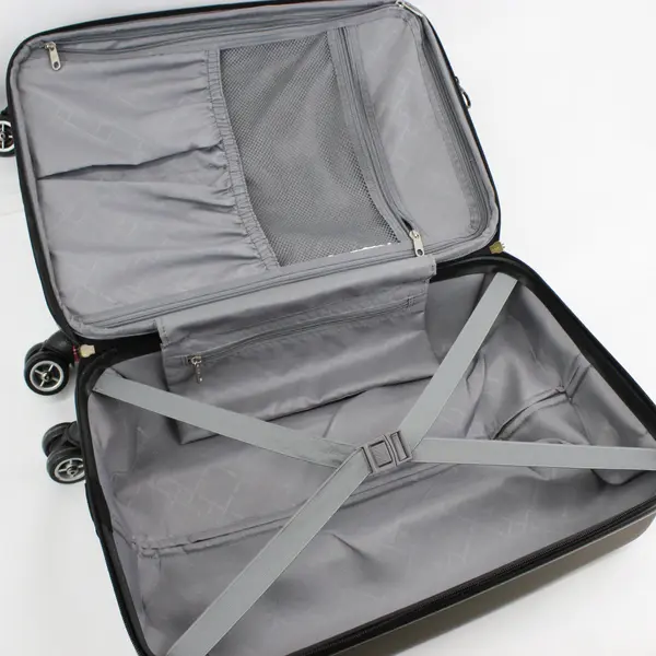 Vtg 22" Brown Samsonite Hard Side Expandable Suitcase With Wheels
