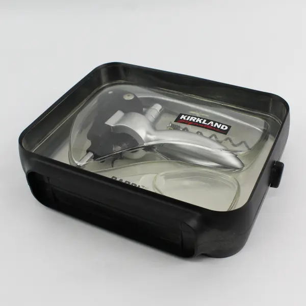 Kirkland Signature Hand Held Rabbit Corkscrew Hard Case Extra Spiral
