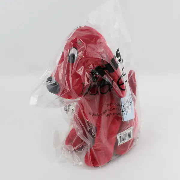Kohl's Cares Clifford Big Red Dog 11.5in Sitting Plush Stuffed Animal W/Book NIP