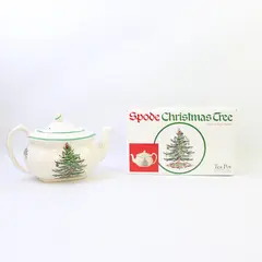 Spode Christmas Tree Gold Collection Teapot Porcelain